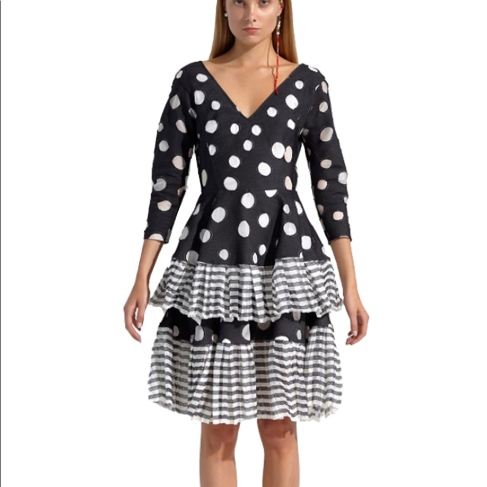 NEW Polka dot ruffles dress